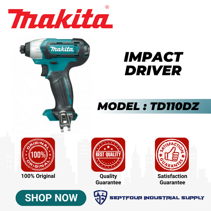 Makita Cordless Impact Driver TD110DZ