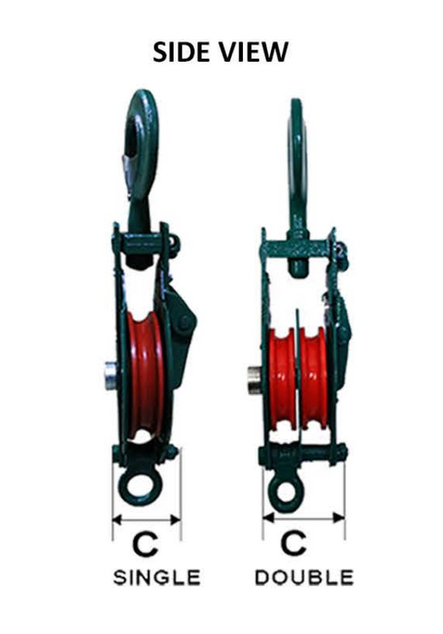 Maxlift Pulley Block with Hook