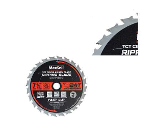 Maxsell Circular Saw Blade Tungsten Carbide Tip - Antikickback For Wood (New Series)