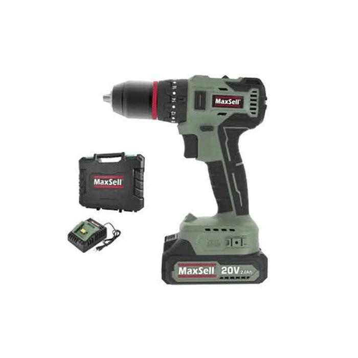 Maxsell 3/8" (10mm) 20V Cordless Hammer Drill MCI-10C