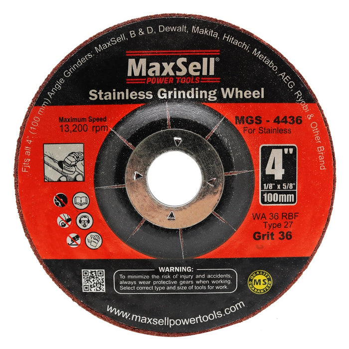 Maxsell  Stainless Grinding Wheel