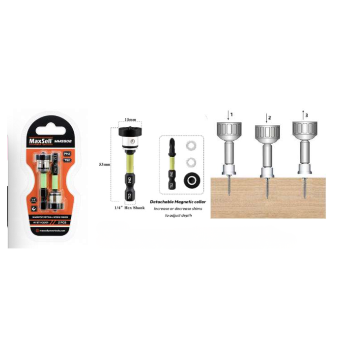 Maxsell Magnetic Drywall Screw Setter MMS502