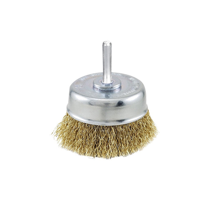 Maxsell Cup Brush  with 1/4 Shank (Crimped Wire)