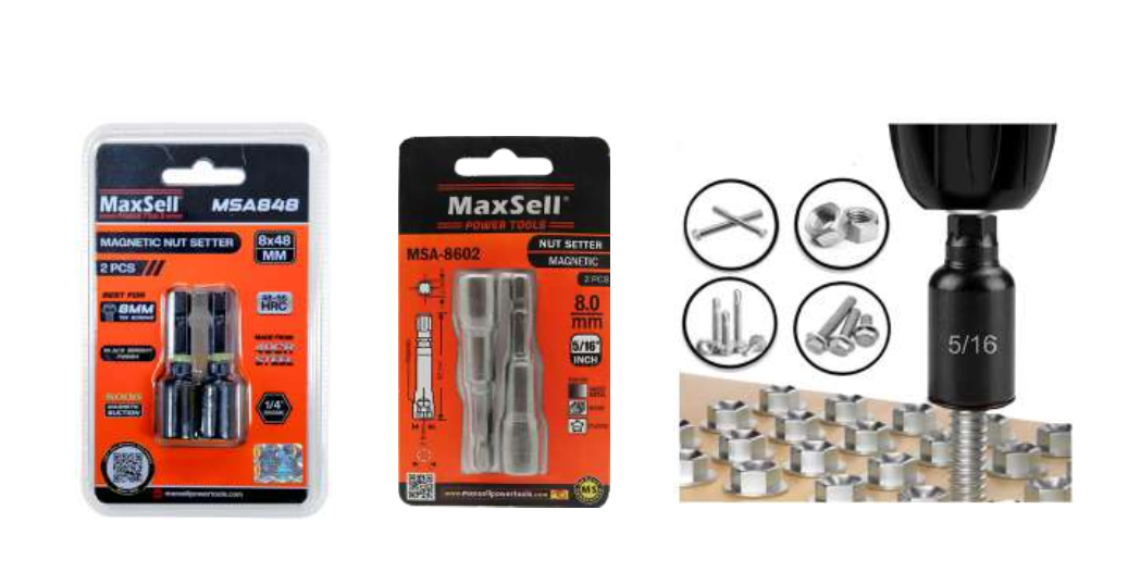 Maxsell Magnetic Nut Setter Set