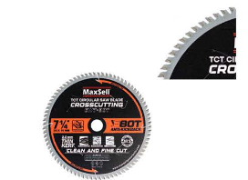 Maxsell Circular Saw Blade Tungsten Carbide Tip - Antikickback For Wood (New Series)