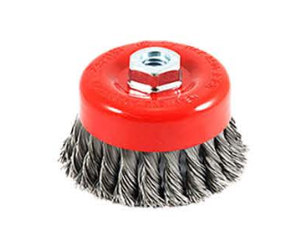 Maxtools Knotted Twist Cup Brush (Metal) MXA-1075