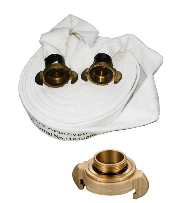 Nakajima Brass Coupling with Fire Hose Double Jacket Type