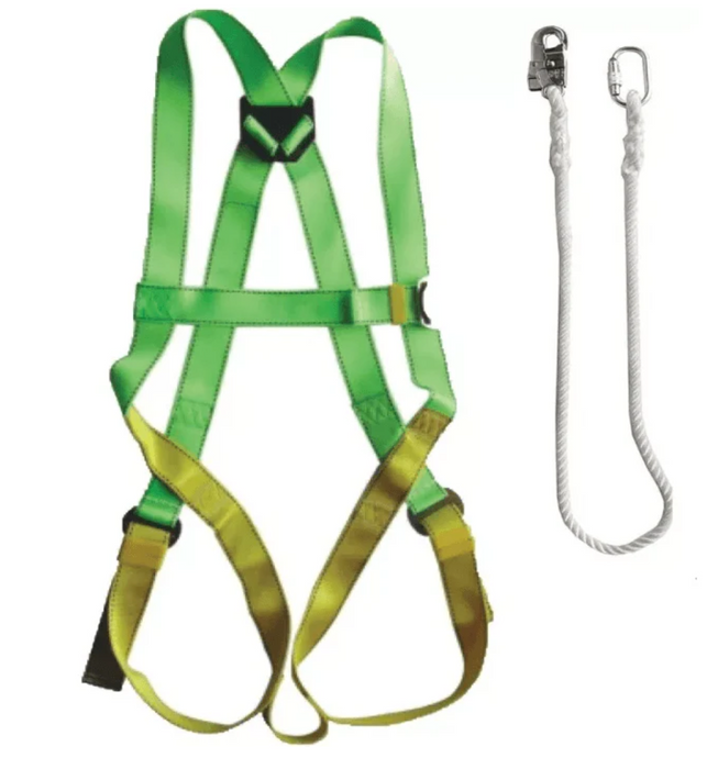 OSK Full Body Safety Harness with Lanyard Medium Hook TE5121 + TE6107