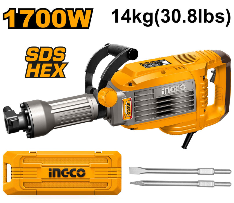 Ingco 1700W Demolition Hammer PDB1700682