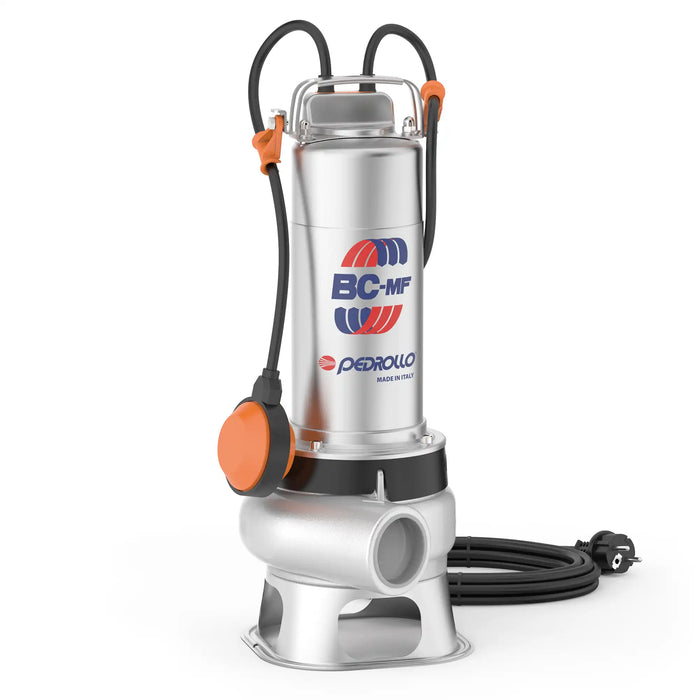 Pedrollo Precision Casted Stainless-Steel Submersible Sewage Pumps - BC-MF - Made In Italy