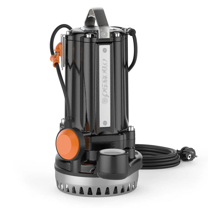 Pedrollo Submersible Drainage Pumps with semi-open impeller - DC Series - Made in Italy