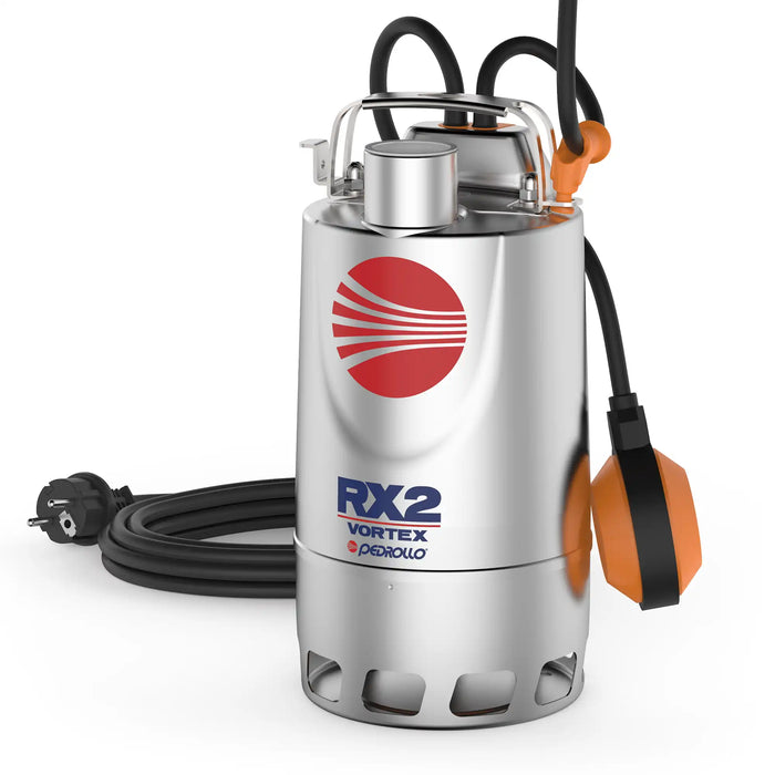 Pedrollo Stainless-Steel Submersible Drainage Pumps for greywater - RV-VORTEX - Made In Italy