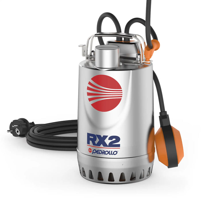 Pedrollo Stainless-Steel Submersible Drainage Pumps for Clear Water - RX - Made In Italy