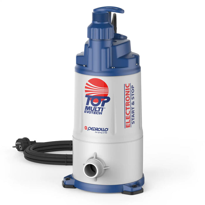 Pedrollo Automatic Multi-Stage Submersible Pumps - TOP MULTI-EVOTECH -Made In Italy