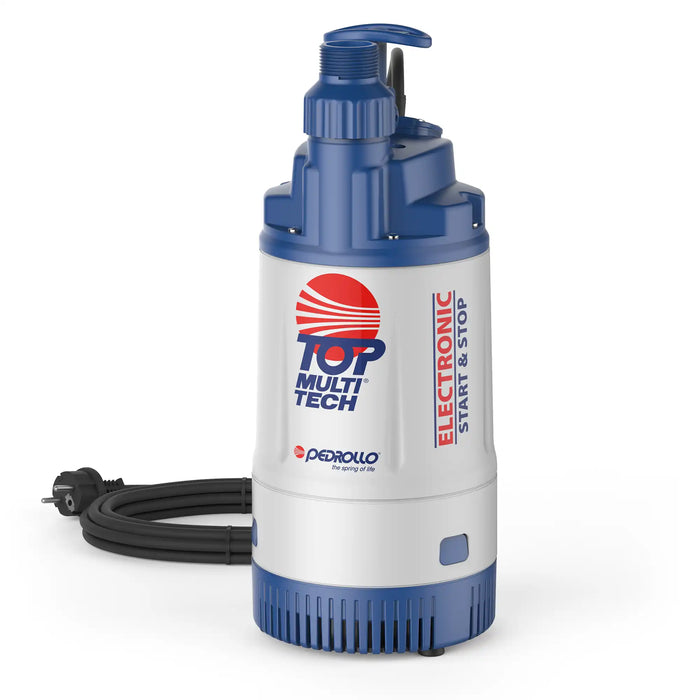 Pedrollo Automatic Multi-Stage Submersible Pumps -TOP MULTI TECH -Made In Italy