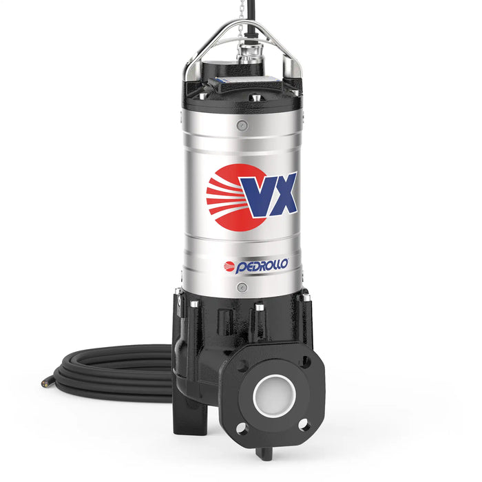 Pedrollo Submersible "VORTEX" Sewage Pumps - VCX 50-65-80 - Made In Italy
