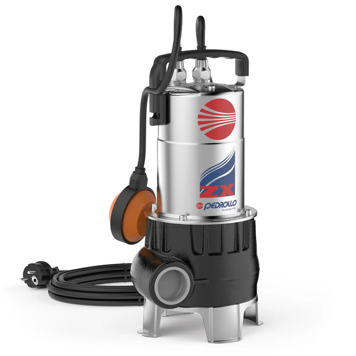 Pedrollo Submersible "Vortex "Pumps for Dirty Water - ZX1 -Made In Italy