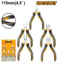 Ingco 5pcs Mini Pliers Set HMPS01115