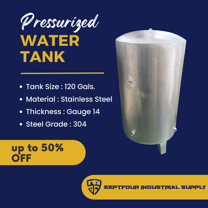 Pressurized Stainless Water Tank (Pressure Tank)