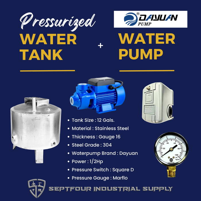 Dayuan JET Waterpump with Stainless Steel Pressurized Tank