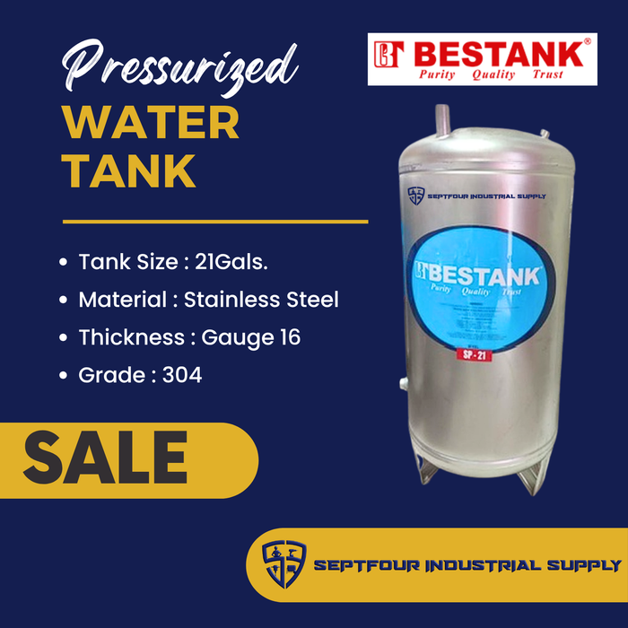 BESTANK SP Series Stainless Steel Pressure Tank