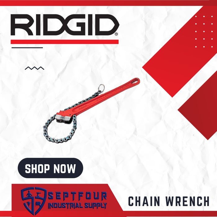 Kunci Rantai Ridgid Ridgid Chain Wrench — SEPTFOUR INDUSTRIAL SUPPLY