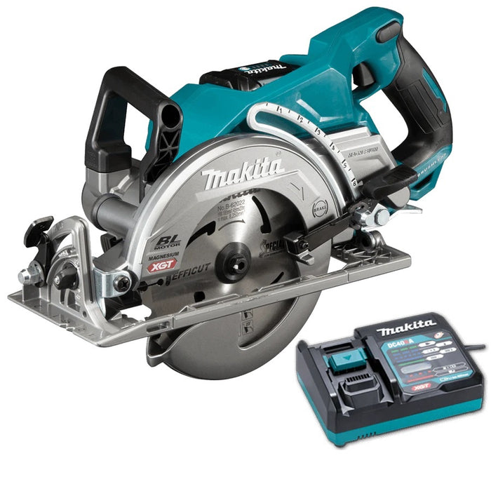 Makita 185mm ( 7-1/4") Cordless Magnesium Rear Handle Saw Set RS001GM101