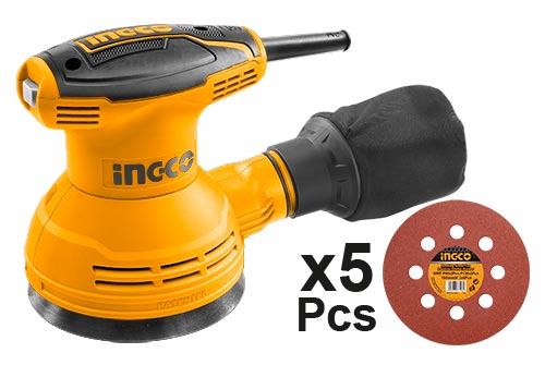 Ingco 125mm 320W Rotary Sander RS3208