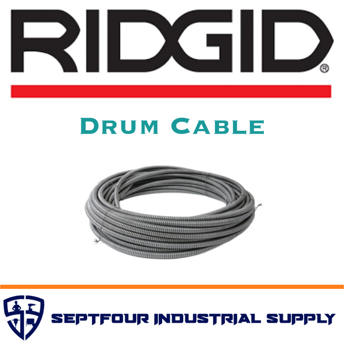 Ridgid 1/2” Drum Cable for Auger Machine K400 Model C-45 — SEPTFOUR ...