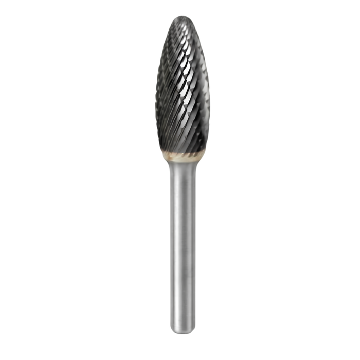 S-KS 12 x 30mm Carbide Burrs (Flame) SKS-FL1020