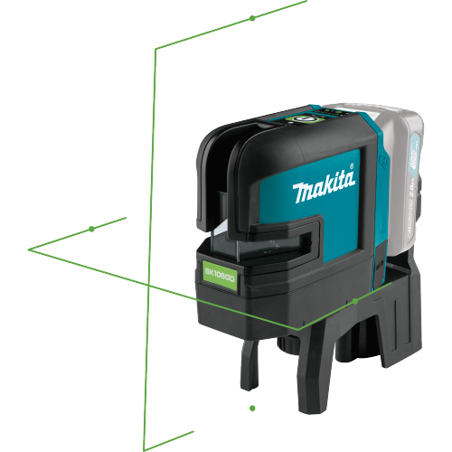 Makita 35m Rechargeable Green 4-point Cross Line Laser SK106GDZ