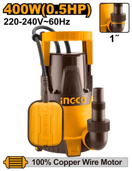 Ingco 400W Submersible Pump SPC4008-5