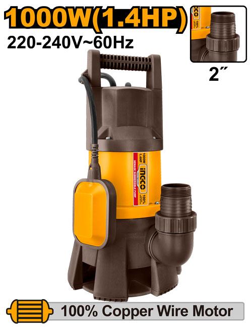 Ingco  1000W Submersible Sewage Water Pump SPD10001-5