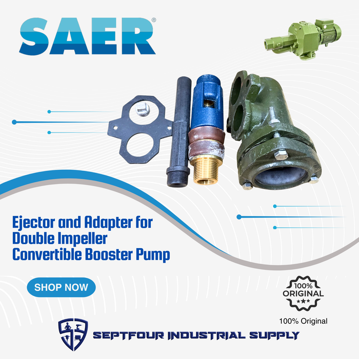 Saer Double Impeller Convertible Booster Pump