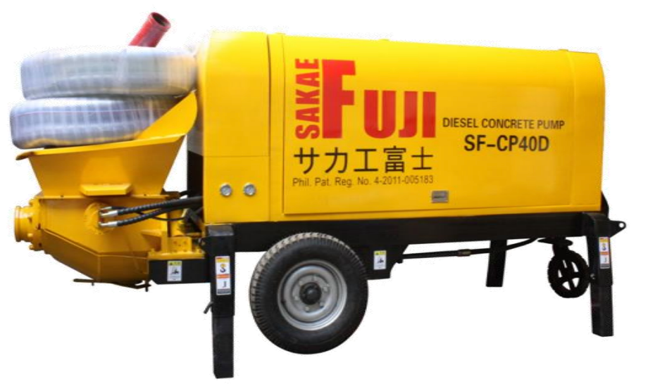 Sakae Fuji Concrete Trailer Pump