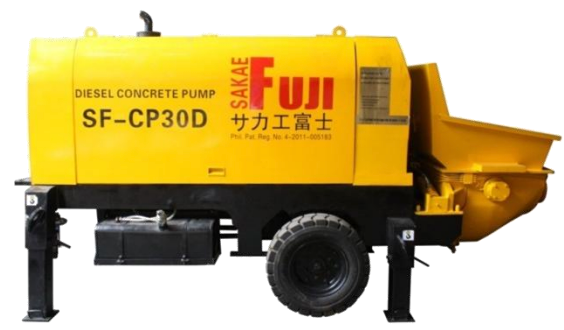 Sakae Fuji Concrete Trailer Pump