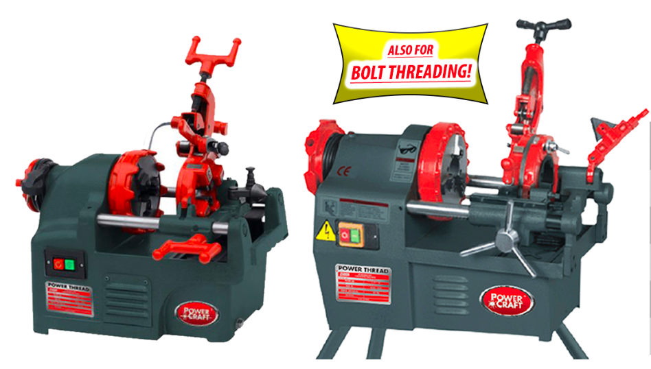 Power Craft Pipe Threading Machine and Cutter