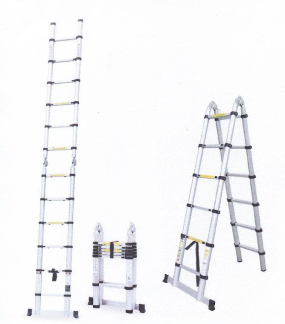 Homecare Aluminum Telescopic A-Shaped Ladder