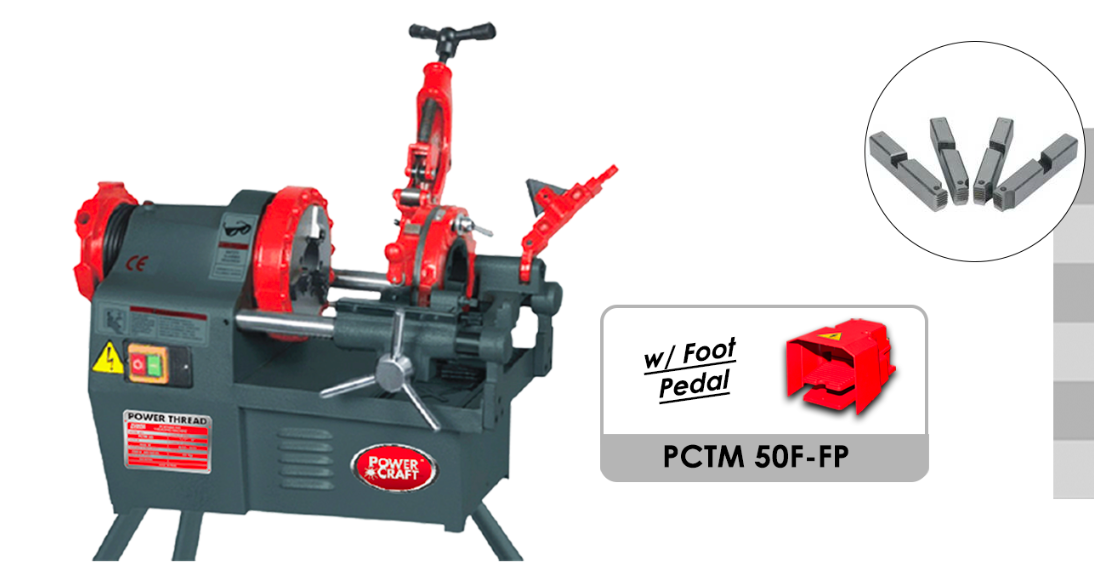 Power Craft Pipe Threading Machine and Cutter