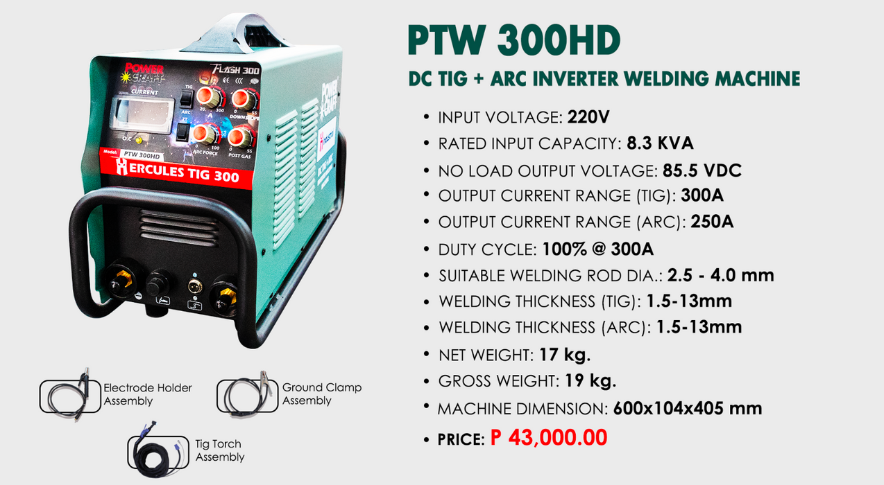 Power Craft DC Tig/ARC Welding Machine