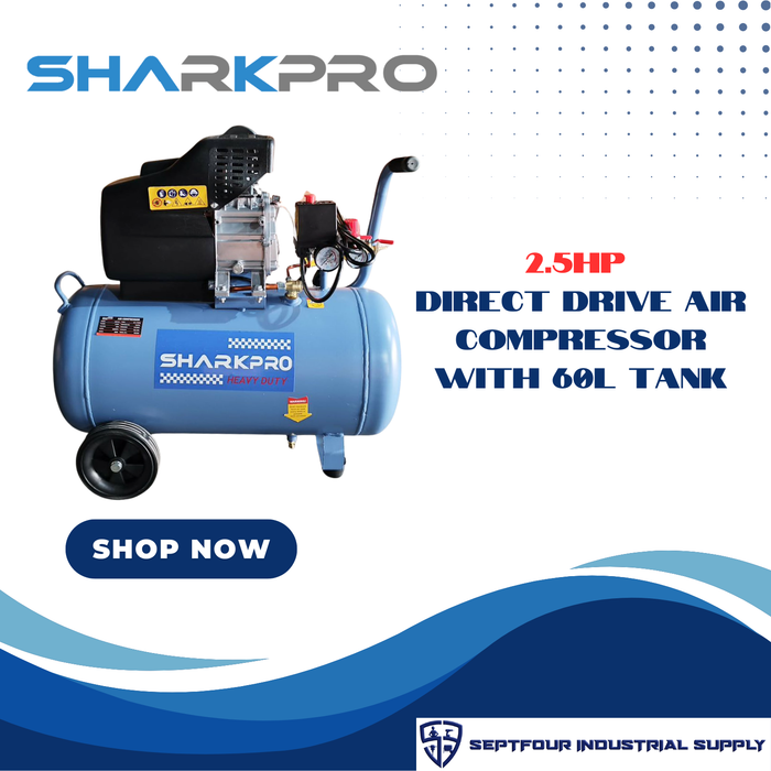 Sharkpro 2.5Hp Portable Air Compressor Direct Drive