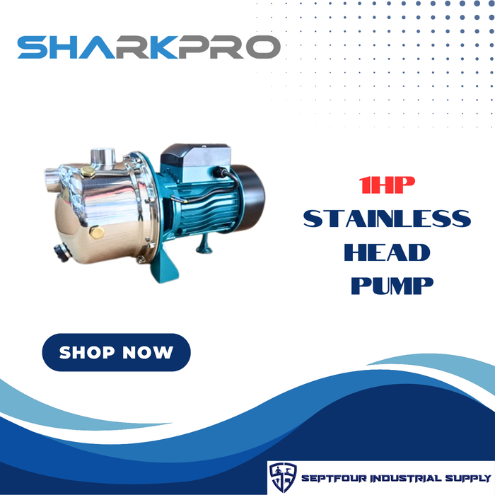 Sharkpro 1Hp Stainless Head Jet Pump