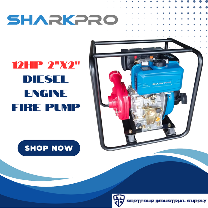 Sharkpro Heavy Duty High Head Cast Iron Diesel Engine Pump (Fire Pump)