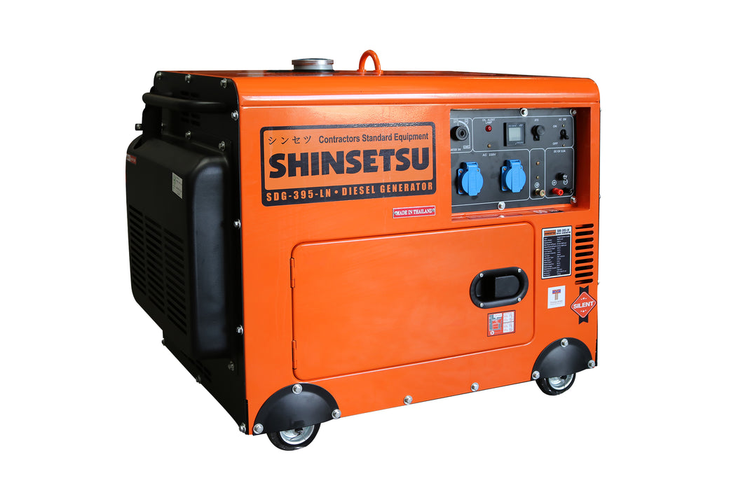 Shinsetsu Silent Type Diesel Generator SDG-395-LN
