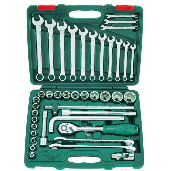 Hans 42pcs. 1/2" Drive Tool Kit (Socket & Combination Wrench Set) TK-42