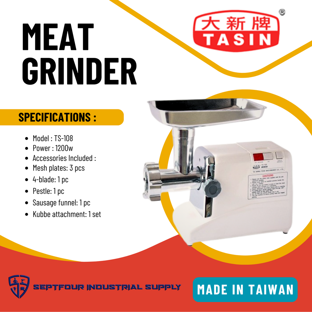 Tasin Mincer Manual Tasin Meat Grinder — SEPTFOUR INDUSTRIAL SUPPLY