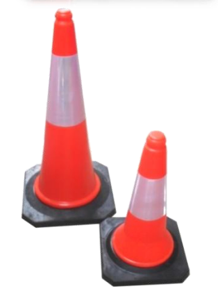 Traffic Safety Traffic Cone with Rubber Base — SEPTFOUR INDUSTRIAL SUPPLY
