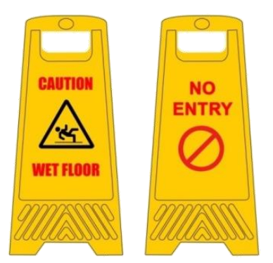 Traffic Safety Floor Sign