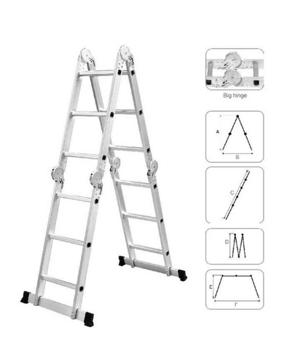 Trump Aluminum Multi-Purpose Ladder