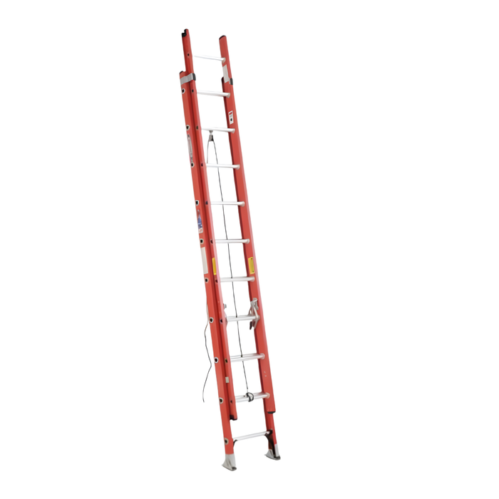 Werner 300lbs Fiberglass Extension Ladder (Orange) -  Made In USA